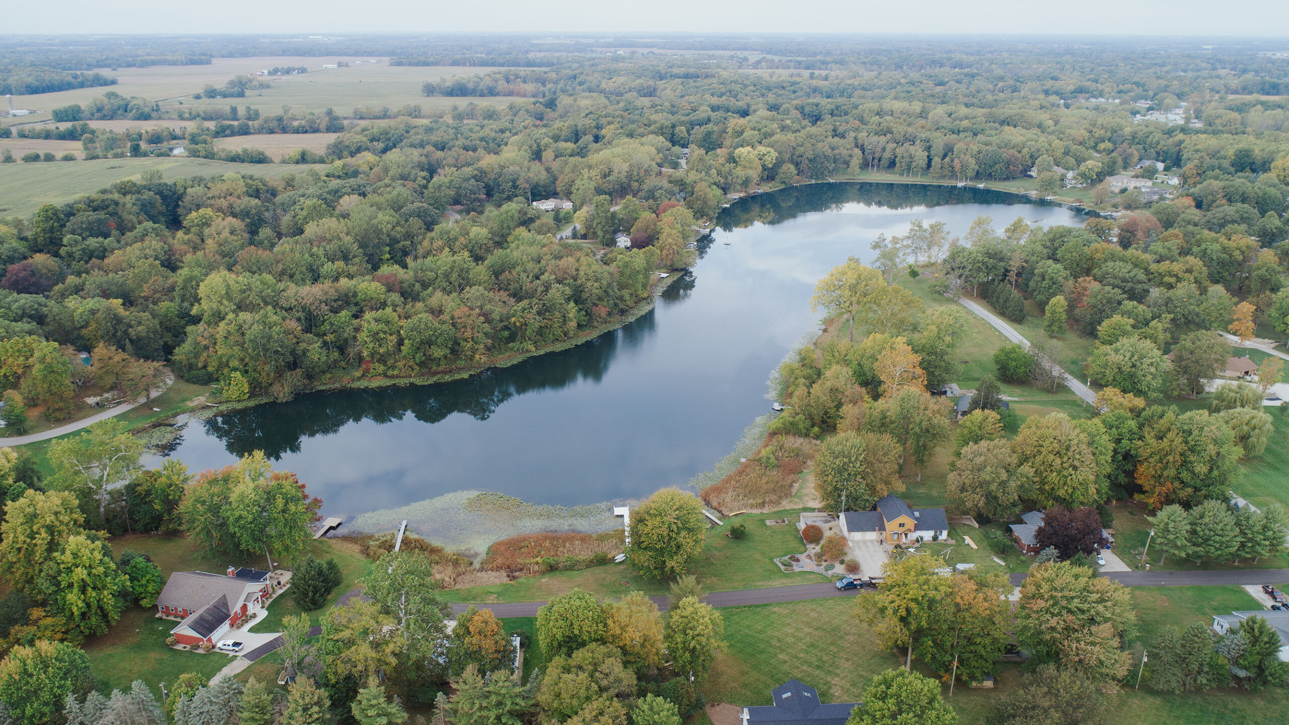 Goose Lake in Kosciusko County, Indiana, Clearly Kosciusko, natural lake