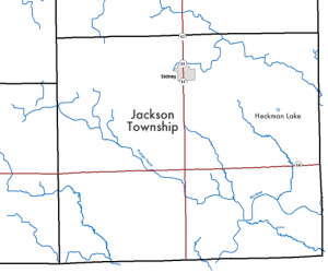 Map of Jackson Township Stream