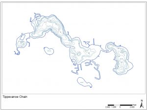 Oswego Lake Bathymetry Map