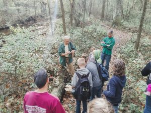 Exploring Lilly Center Woodland at Community Event