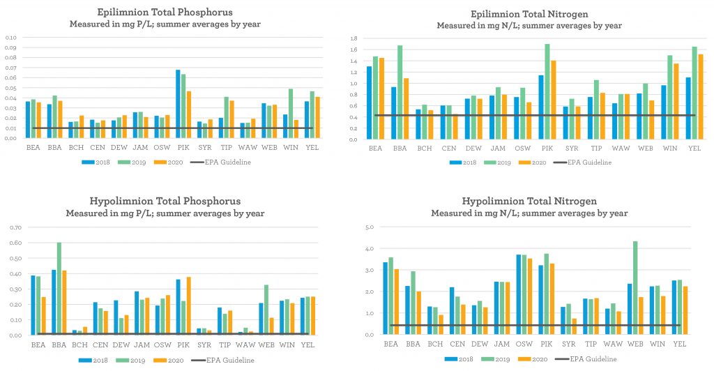 phosphorus and nitrogen, beneath the surface 2020