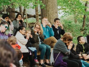 Lilly Center celebrates accessible outdoor classroom on grace college campus