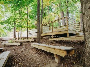 Lilly Center celebrates accessible outdoor classroom on grace college campus